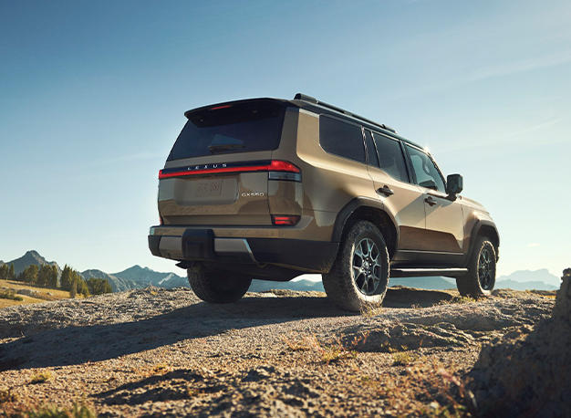 2025 Lexus GX | Rear profile of a 2025 Lexus GX