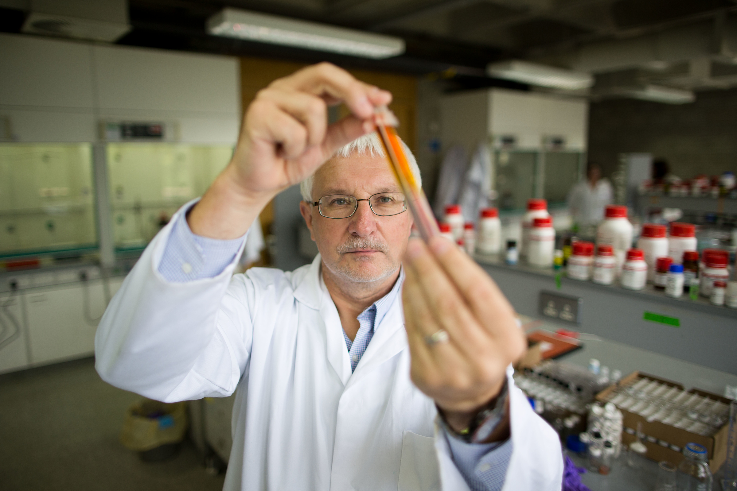 Professor Michael Zaworotko, Bernal Chair of Crystal Engineering and Science Foundation of Ireland Research Professor at University of Limerick’s Bernal Institute, has developed the crystalline material after decades of research Pic Sean Curtin Photo.