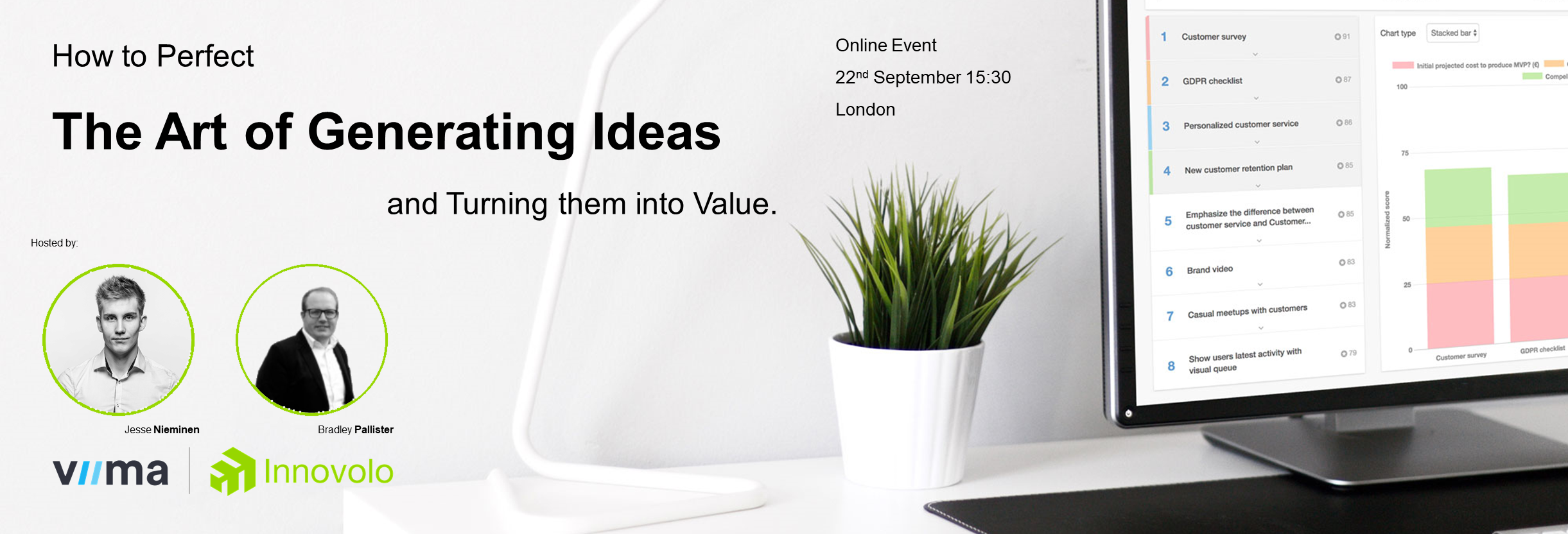 What should you do with your great ideas? We will explore some roadmaps, tips, and tools to bring a genius thought to reality... About this Event There is so much genius inside all your team, but the questions are, do you as a business owner get to hear about those ideas? Are you creating an environment or culture in which those ideas flow freely? Do you have a system in place to convert those ideas into something valuable? What should you do with your great ideas? We will explore some roadmaps, tips and tools to bring a genius thought to reality (and when not to!)