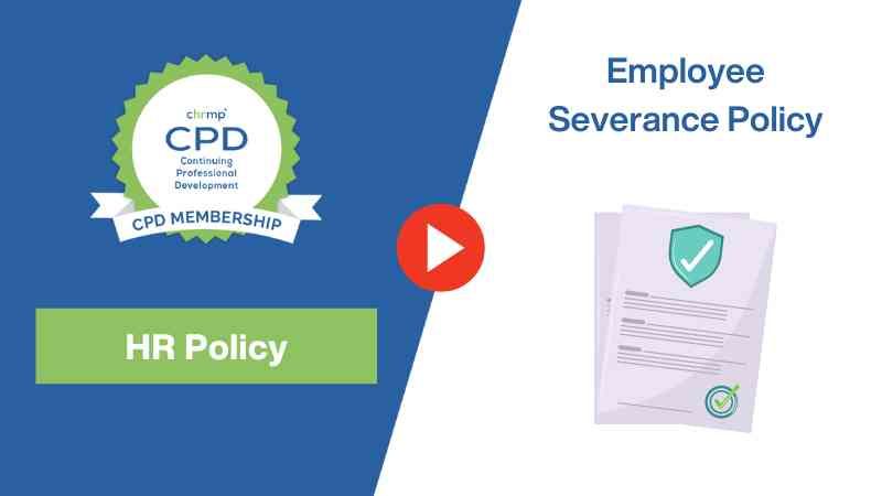 Employee Severance Policy Chrmp Membership