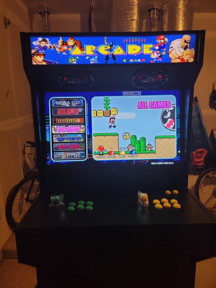 Arcade setup shared by Michael C