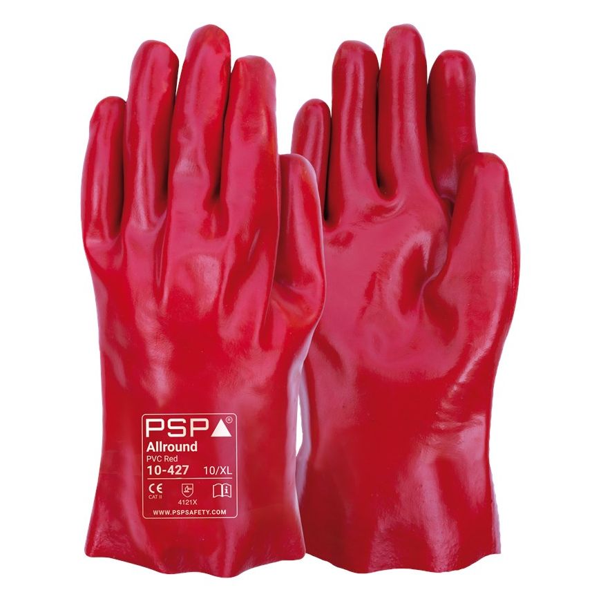 10-427 Allround PVC Red Werkhandschoen