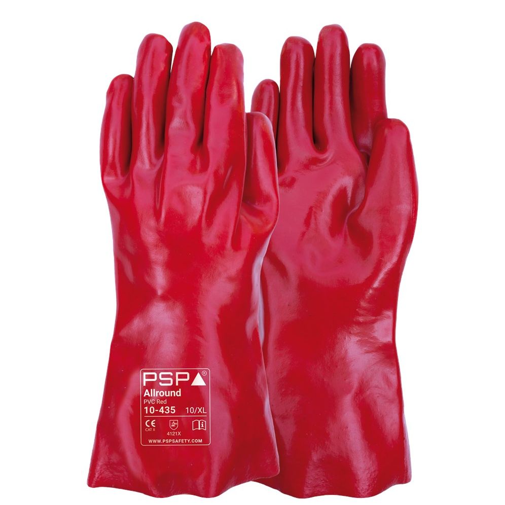 10-435 Allround PVC Red Werkhandschoen