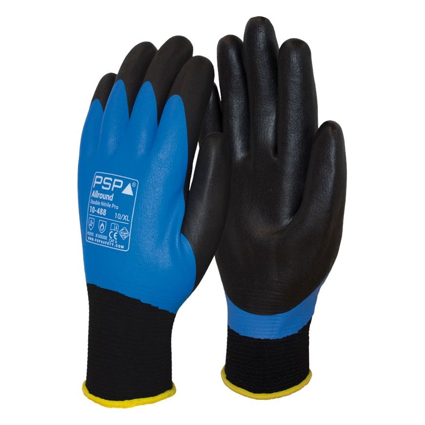 10-488 Allround Double Nitrile Pro Werkhandschoen