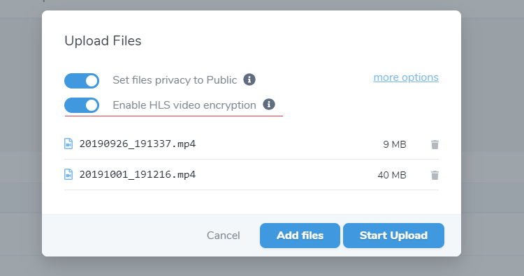 HLS video encryption