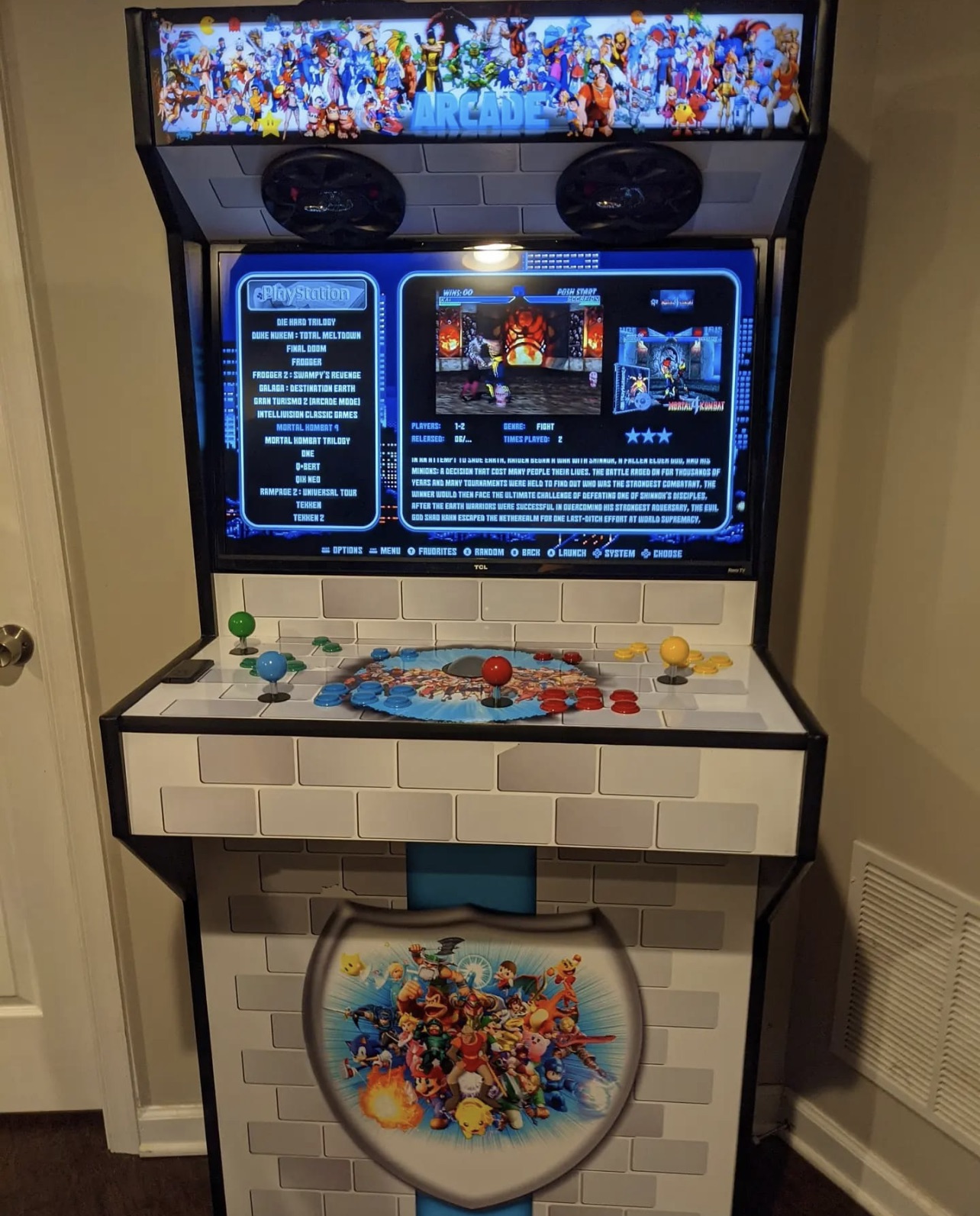 4 Player Arcade Machine - Full Wrap