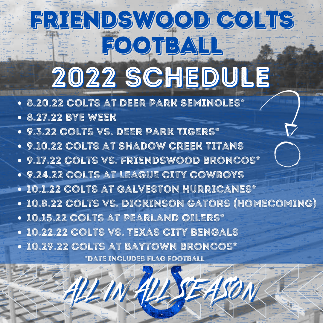 Friendswood Colts Football & Cheer