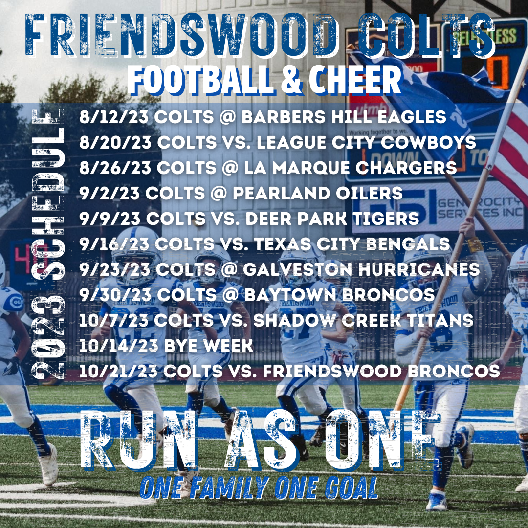 Friendswood Colts Football & Cheer