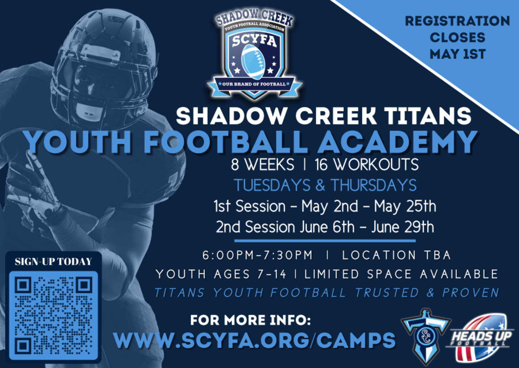 Shadow Creek Youth Football Association - Organization Home