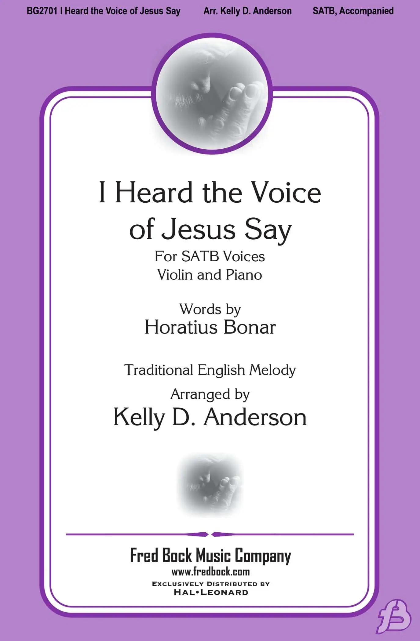 I Heard The Voice Of Jesus Say - SATB - Digital