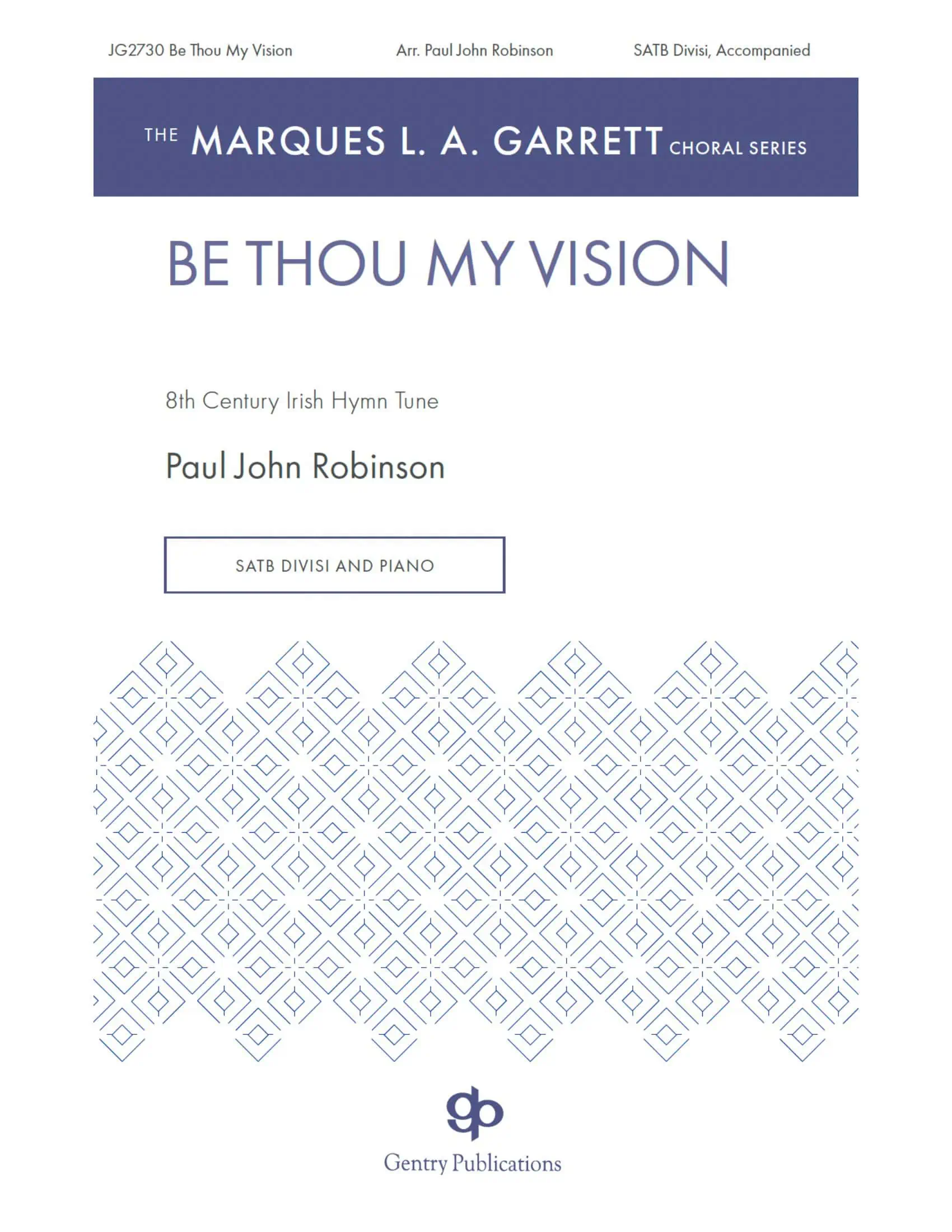 Be Thou My Vision - SATB divisi - Digital - Gentry Publications