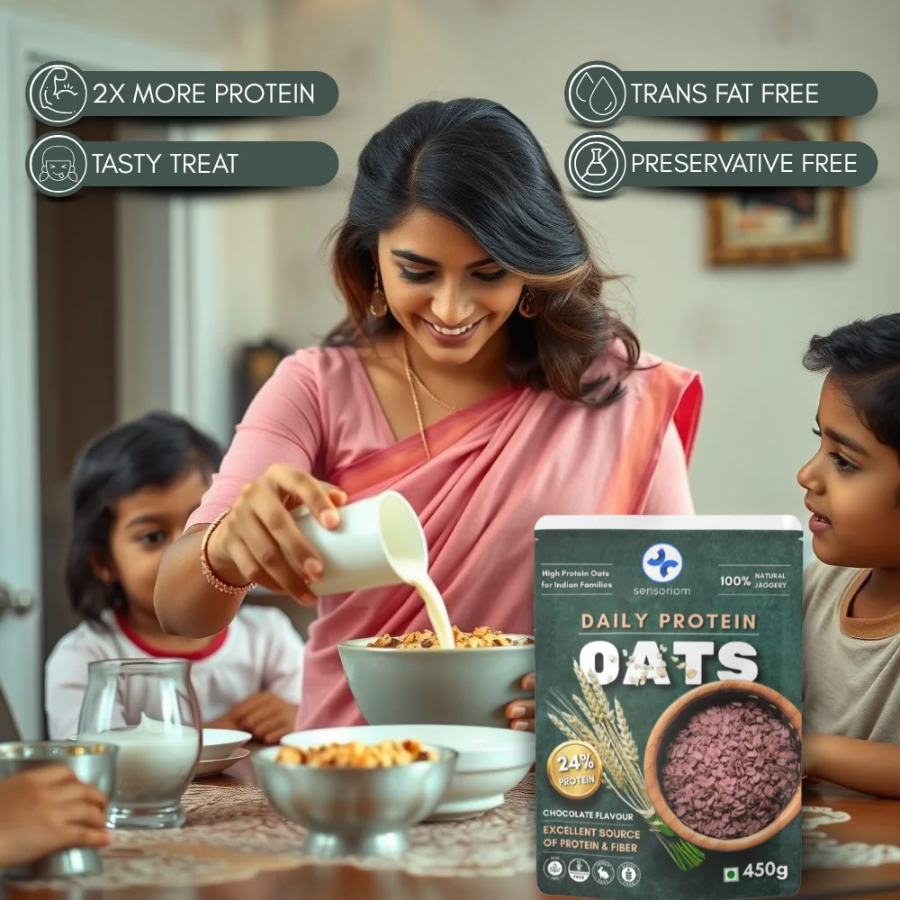 High Protein Oats for Weight Loss Chocolate Flavor