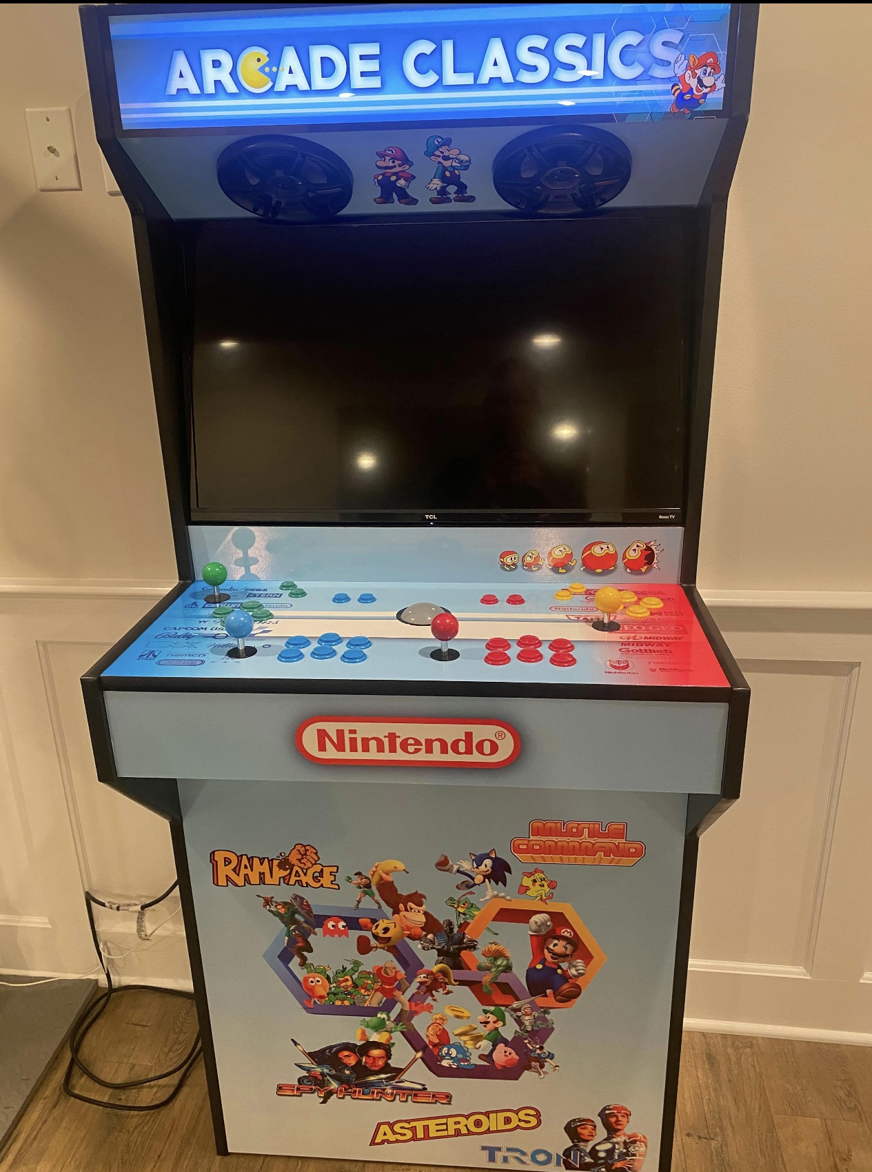 4 Player Arcade Machine - Full Wrap