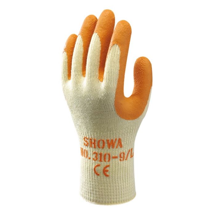 310 Orange Werkhandschoen latex
