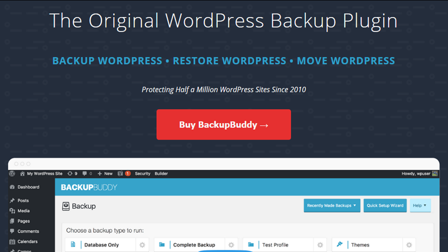 enable wordpress cron backup buddy