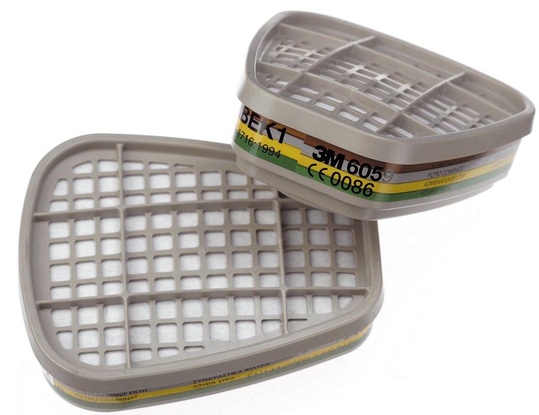 3M 6059 gas- en dampfilter A1B1E1K1