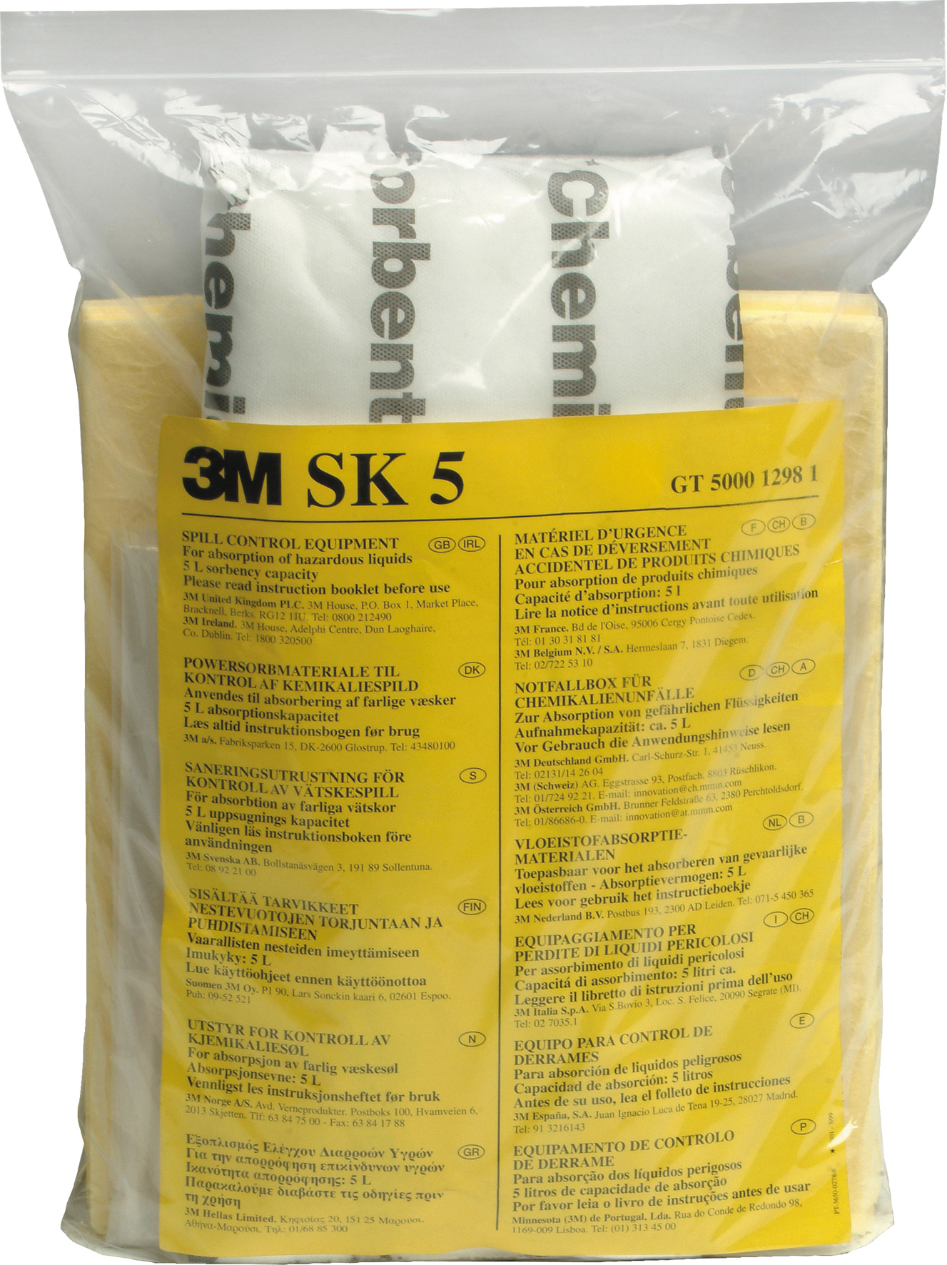 3M SK5 chemicaliën absorptie Spill Kit