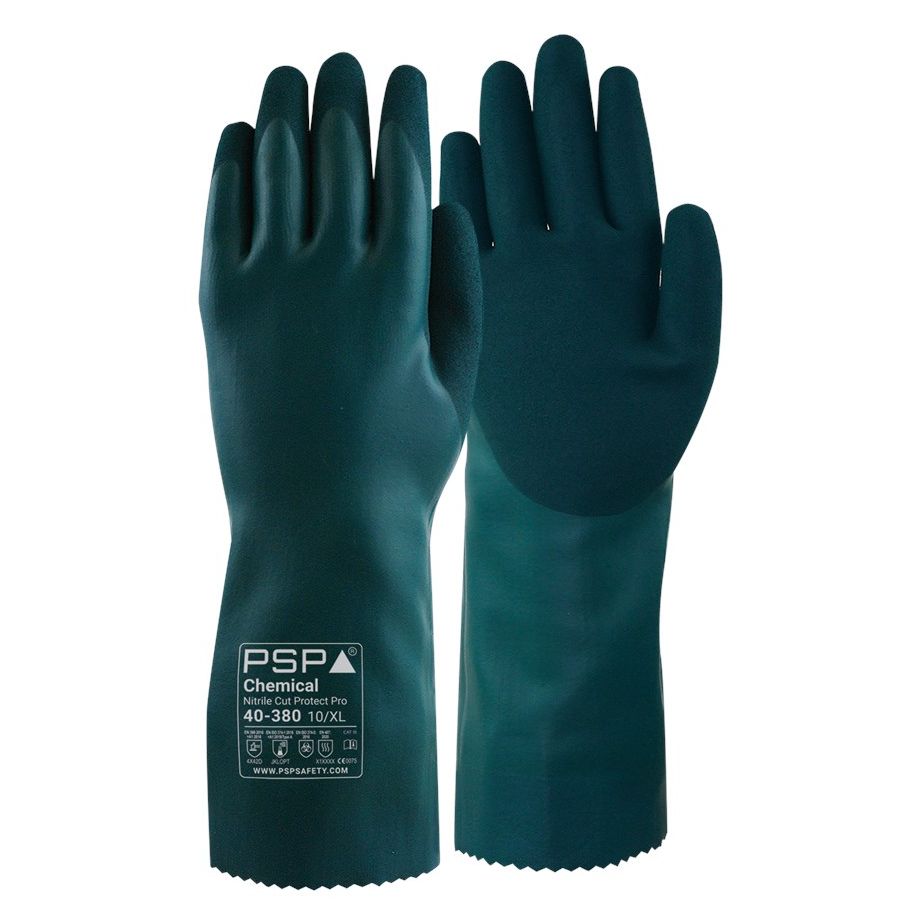 40-380 Chemical Nitrile Cut Protect Pro werkhandschoen