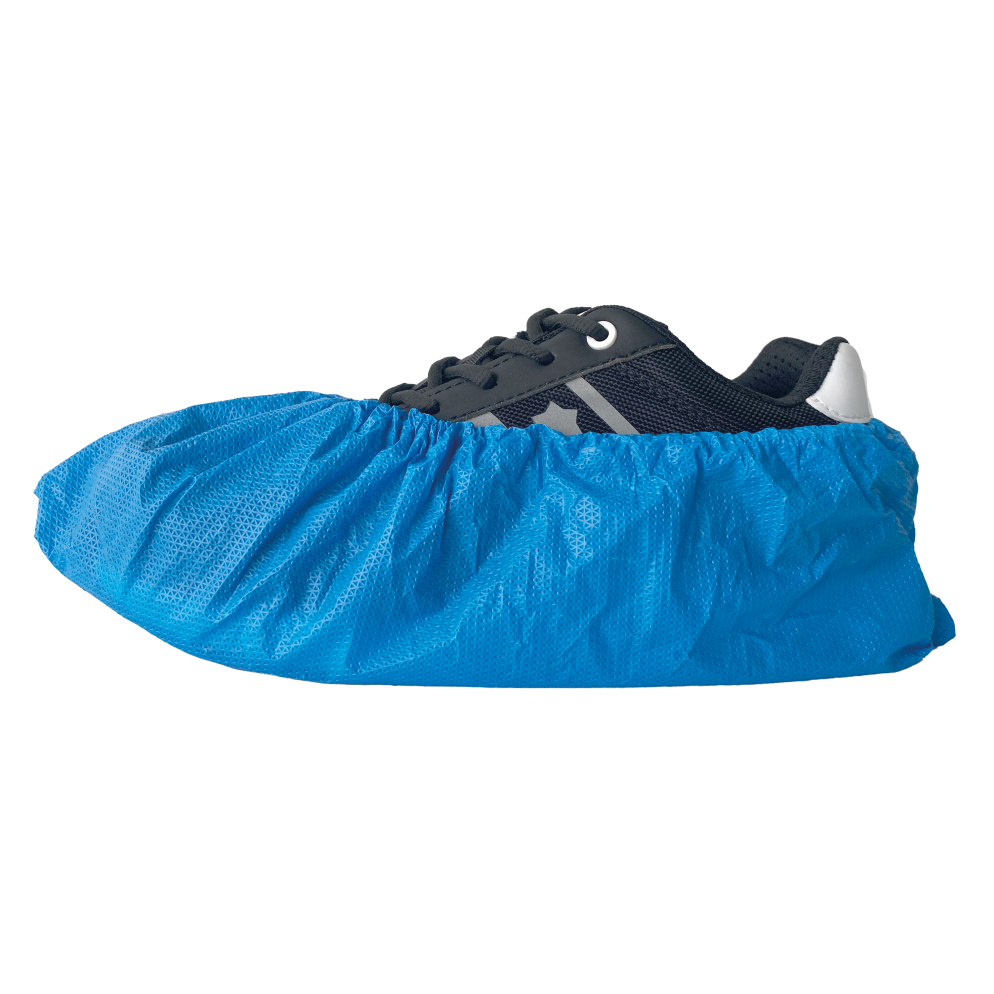50-255 Disposable Overschoen PE Blauw 130 mu