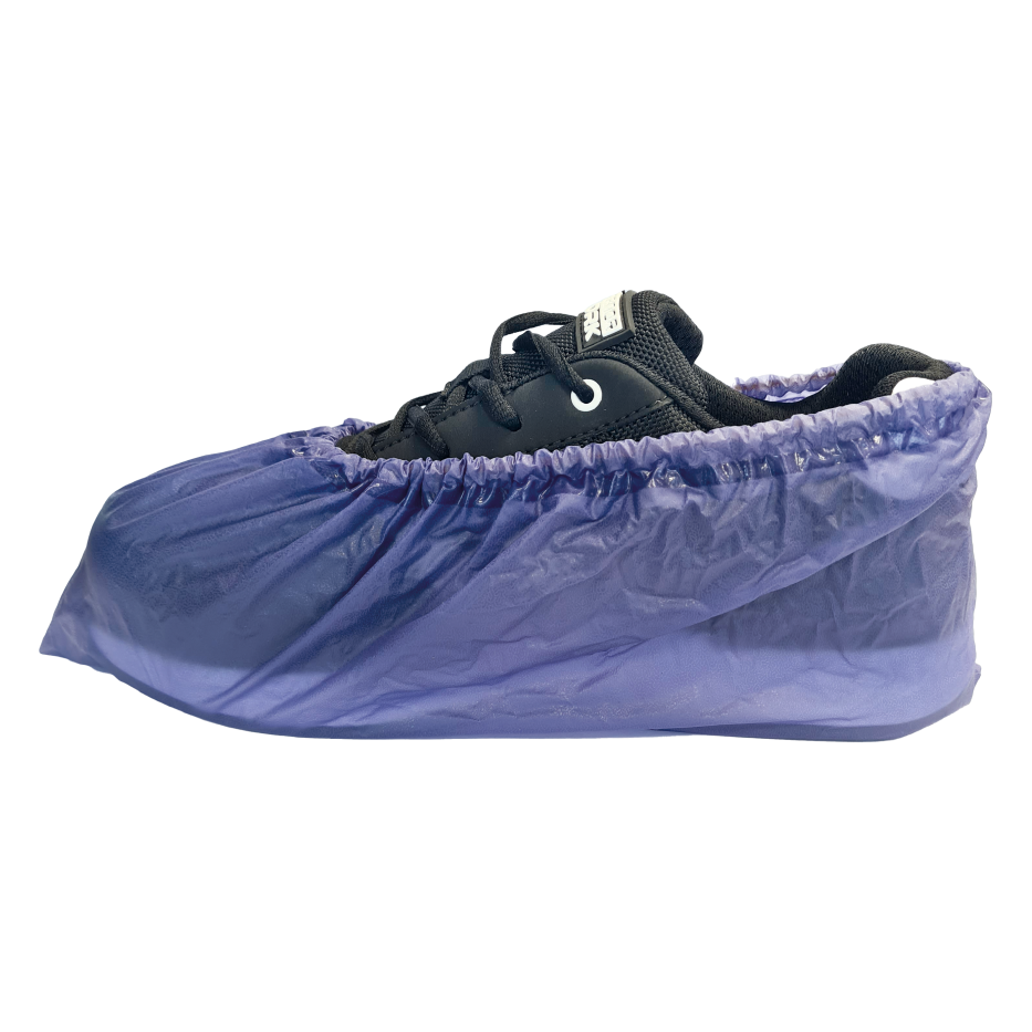 50-309 Disposable Overschoen PVC Paars 130mu