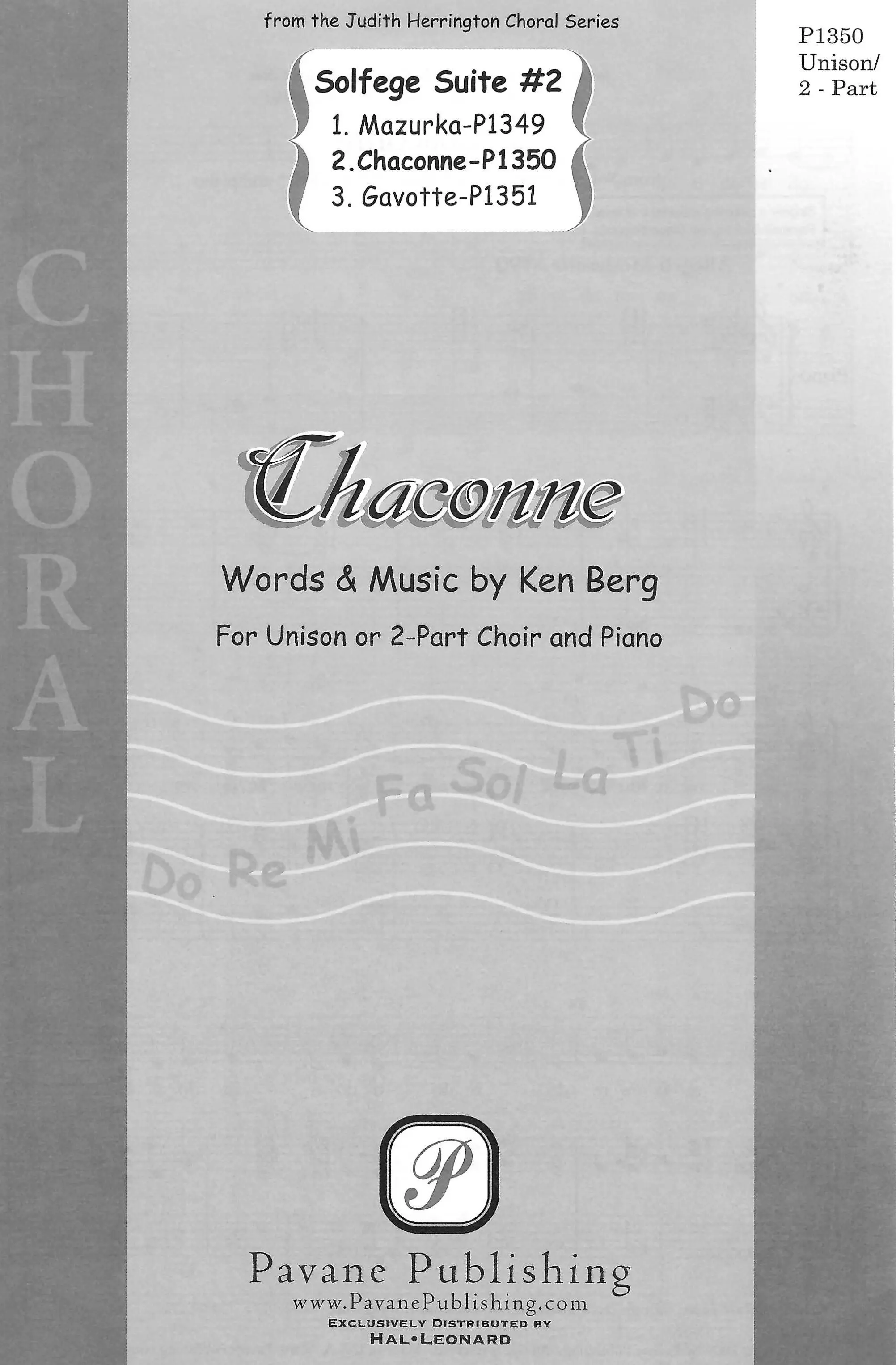 Chaconne Solfege Suite 2 2 Part Treble Digital Pavane Publishing Chaconne Solfege Suite 2 2 Part Treble Digital Pavane Publishing