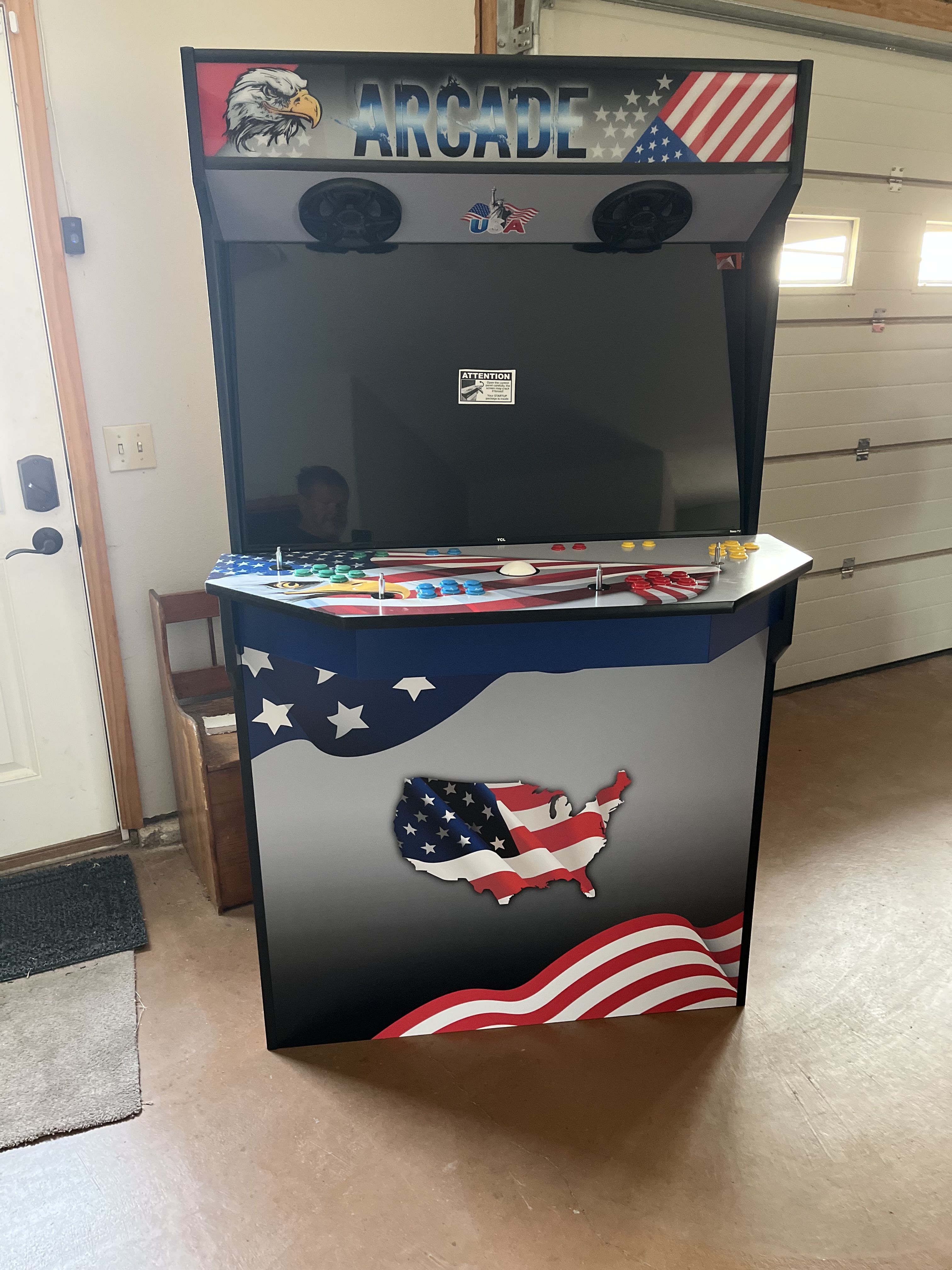 Customer arcade setup from Todd Lester