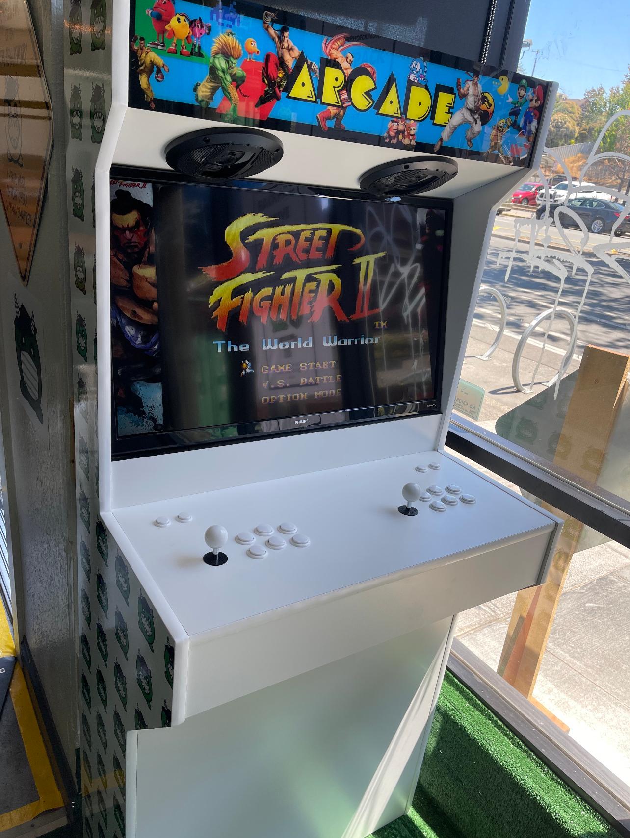 Customer arcade setup from Marcus Capps