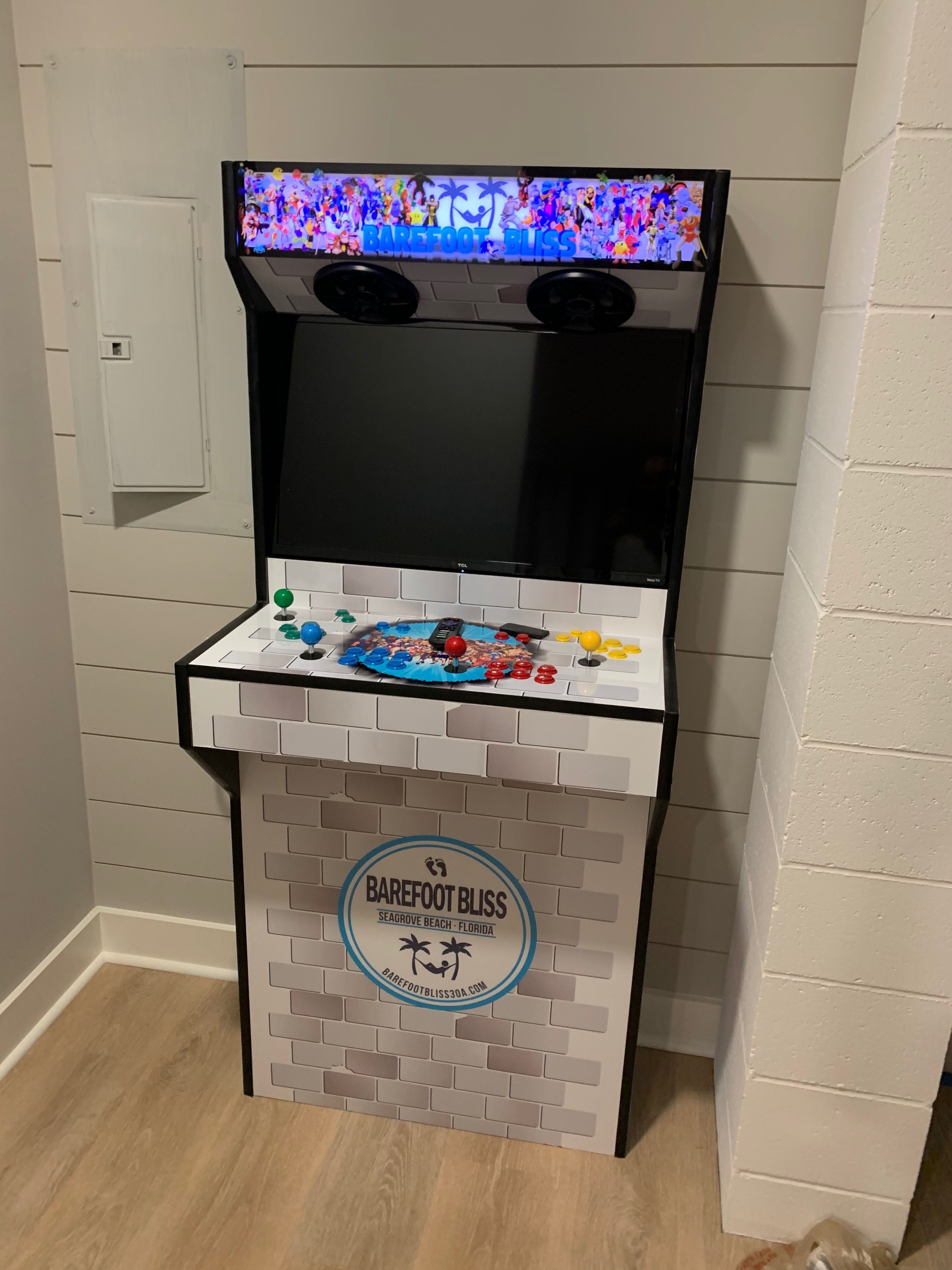 Customer arcade setup from Tony Checki