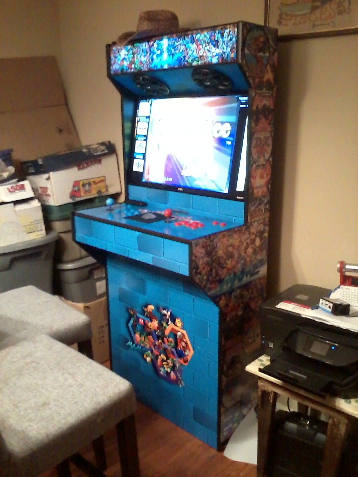 Arcade setup shared by Grace