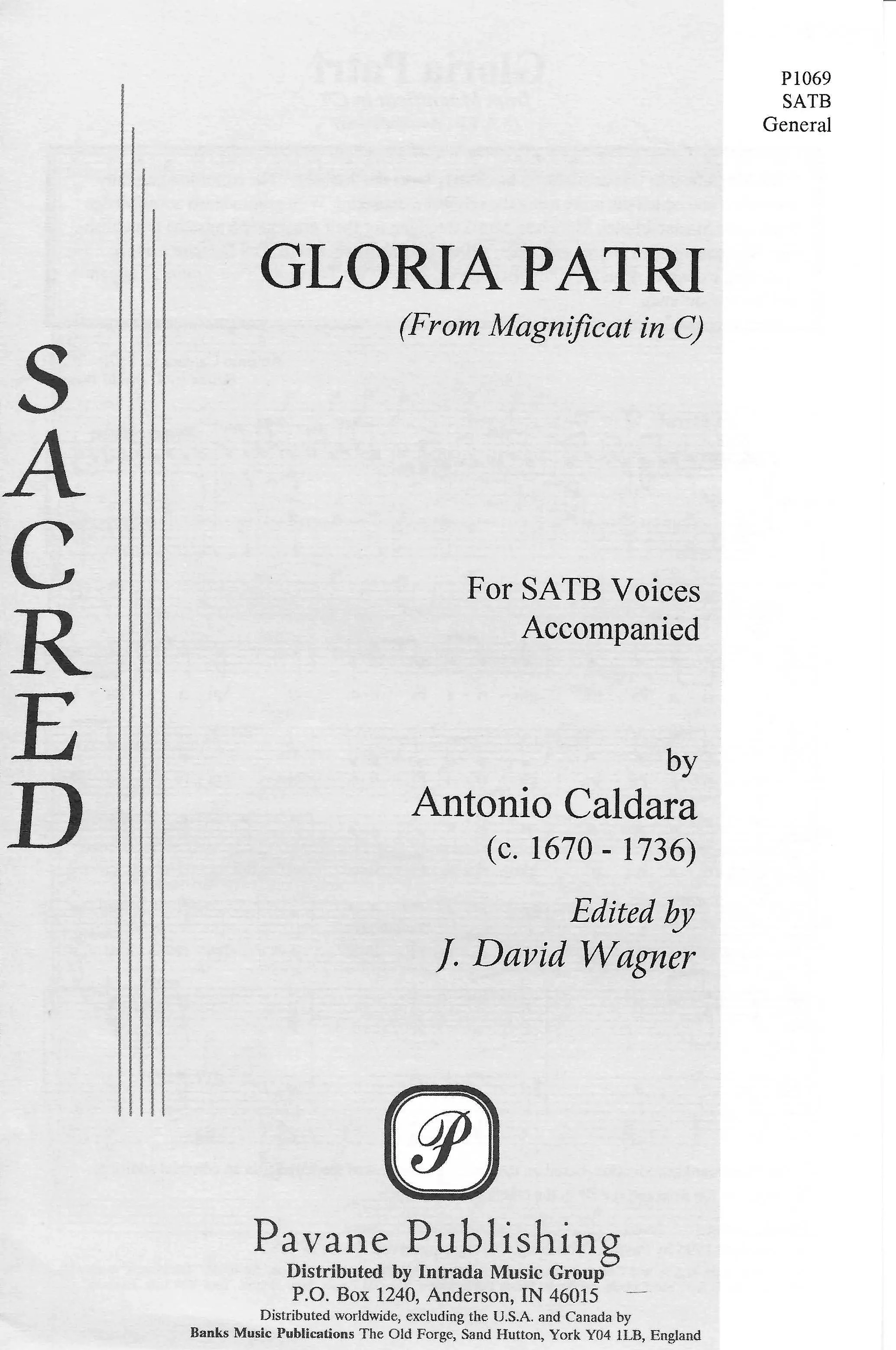 Gloria Patri - SATB | Pavane Publishing