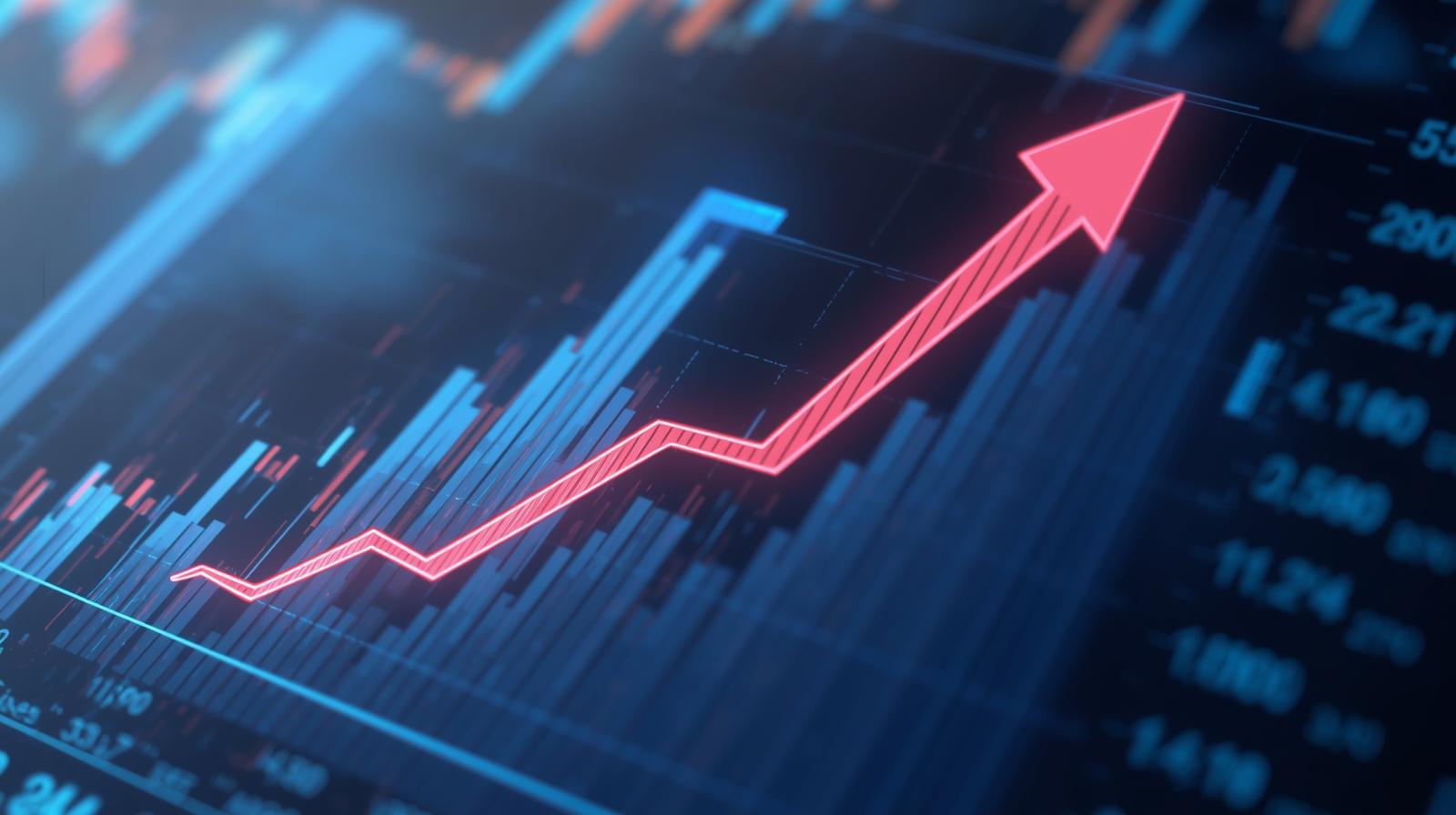 Investment surge chart