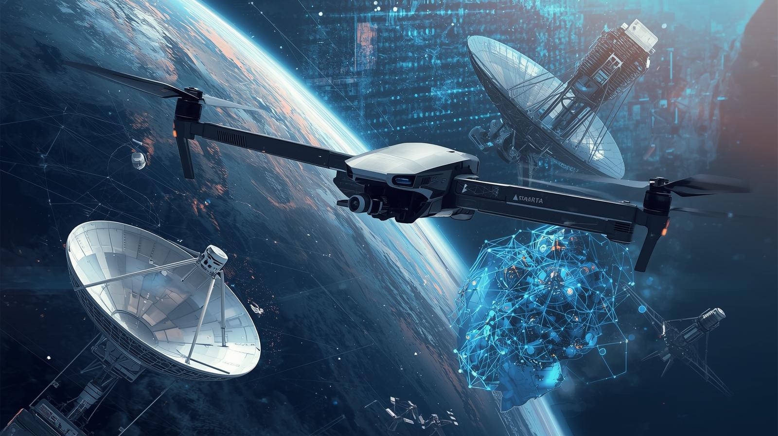 SORA Technology drone and satellite AI