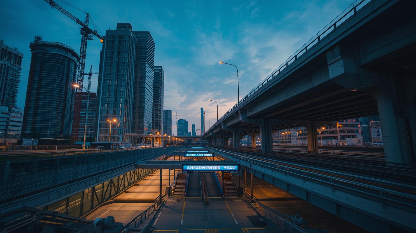 Infrastructure projects in urban center