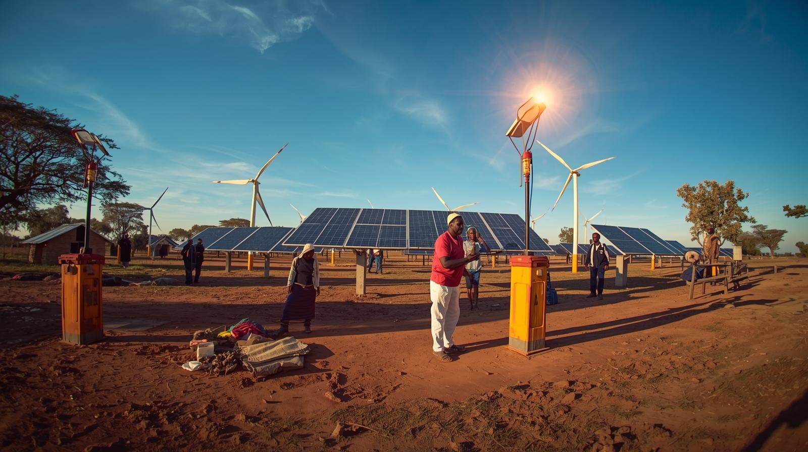 Sub-Saharan Africa electrification drive using renewable energy