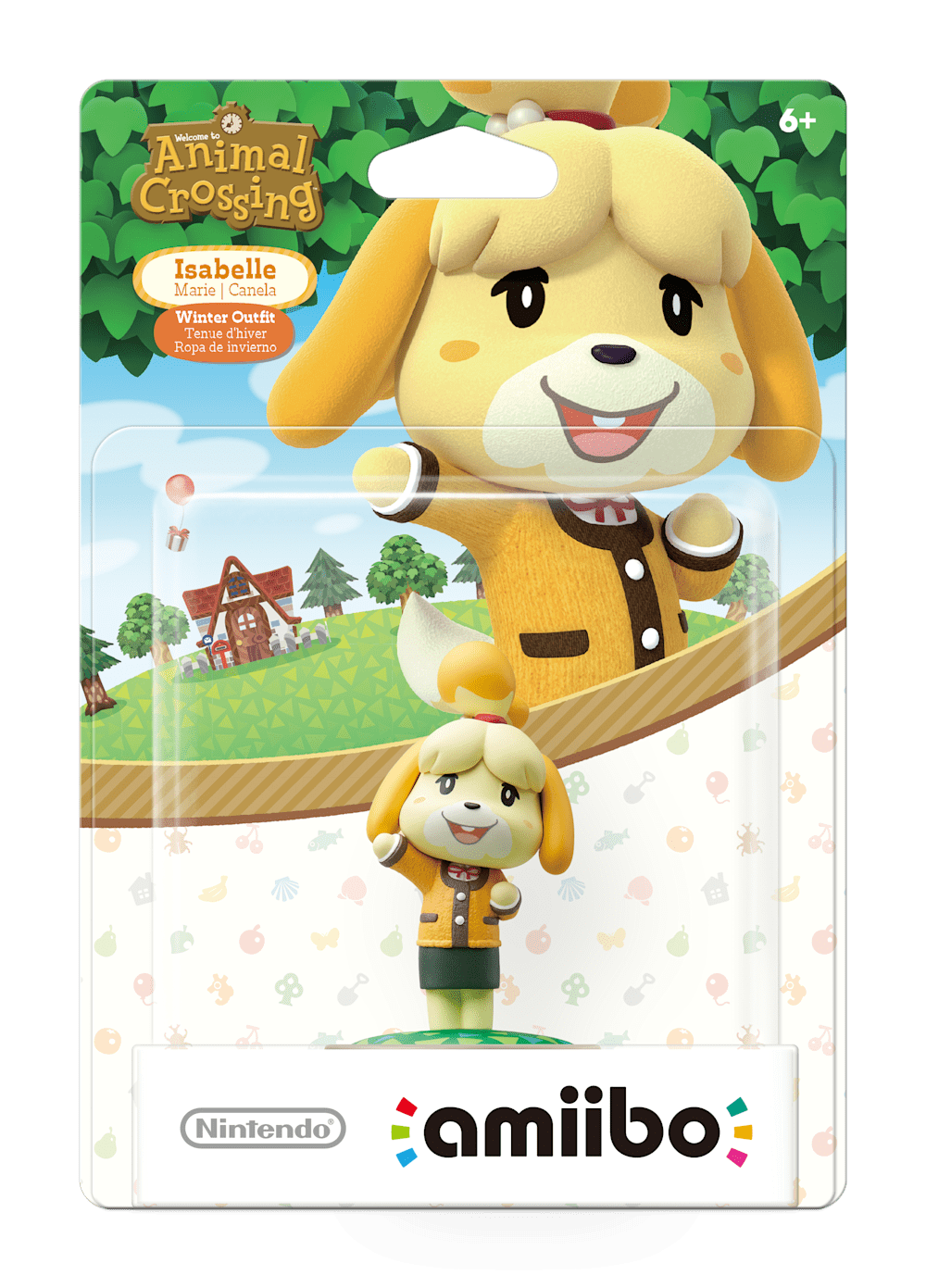 Isabelle - Winter Outfit packaging (Animal Crossing series) — AMiiPEDIA