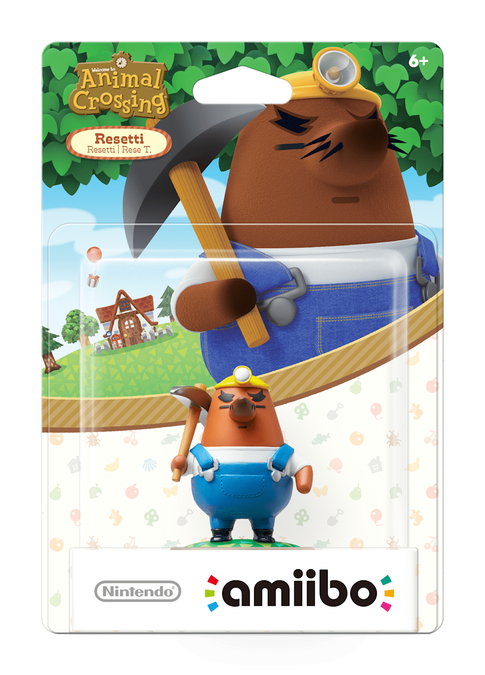 Resetti packaging (Animal Crossing series) — AMiiPEDIA