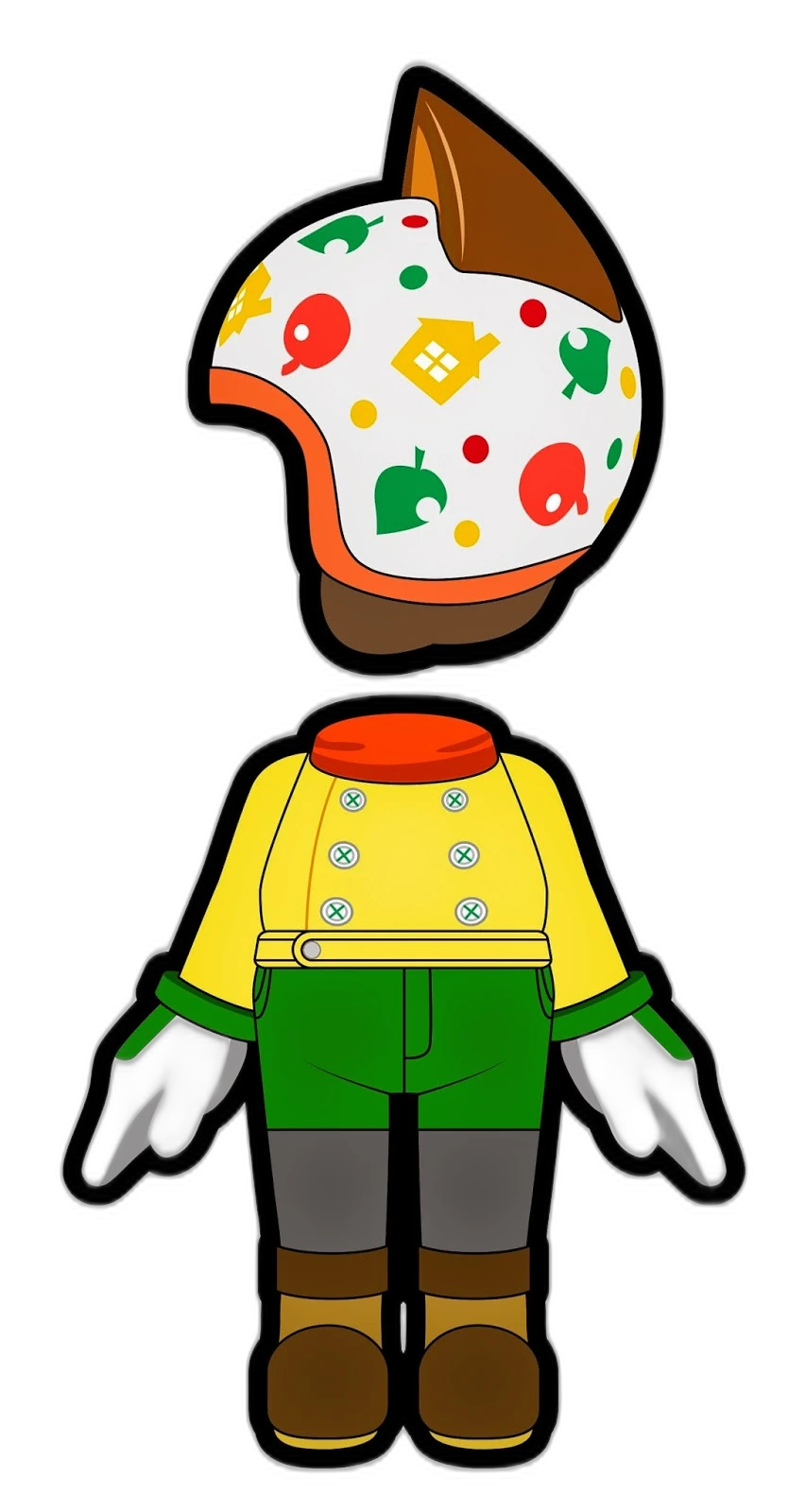 Animal Crossing Suit for Mii in Mario Kart 8