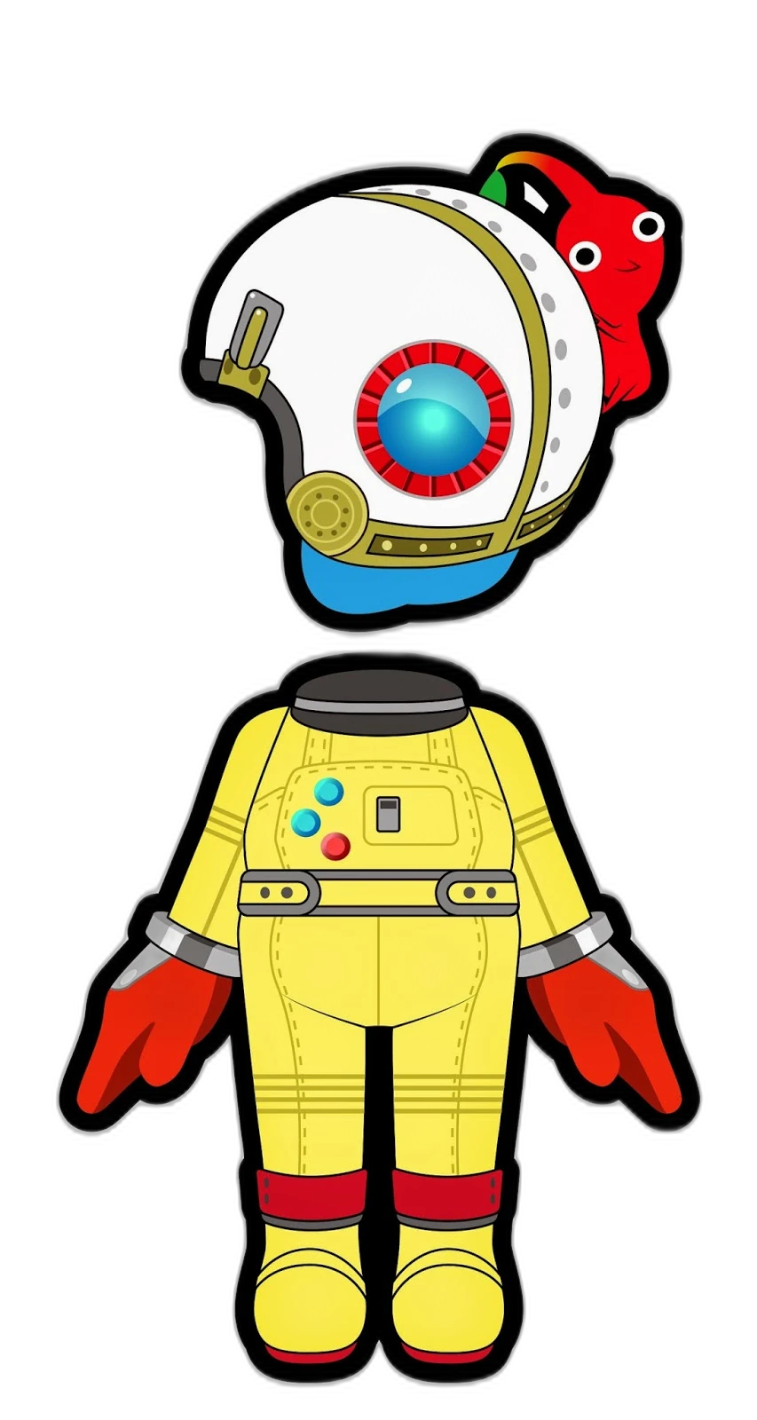 Pikmin Suit for Mii in Mario Kart 8