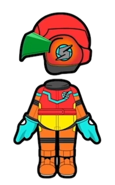 Samus Suit for Mii in Mario Kart 8