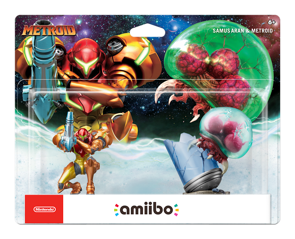 Samus Aran packaging (Metroid series) — AMiiPEDIA
