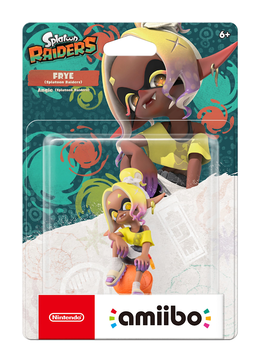 Frye (Splatoon Raiders) packaging (Splatoon series) — AMiiPEDIA