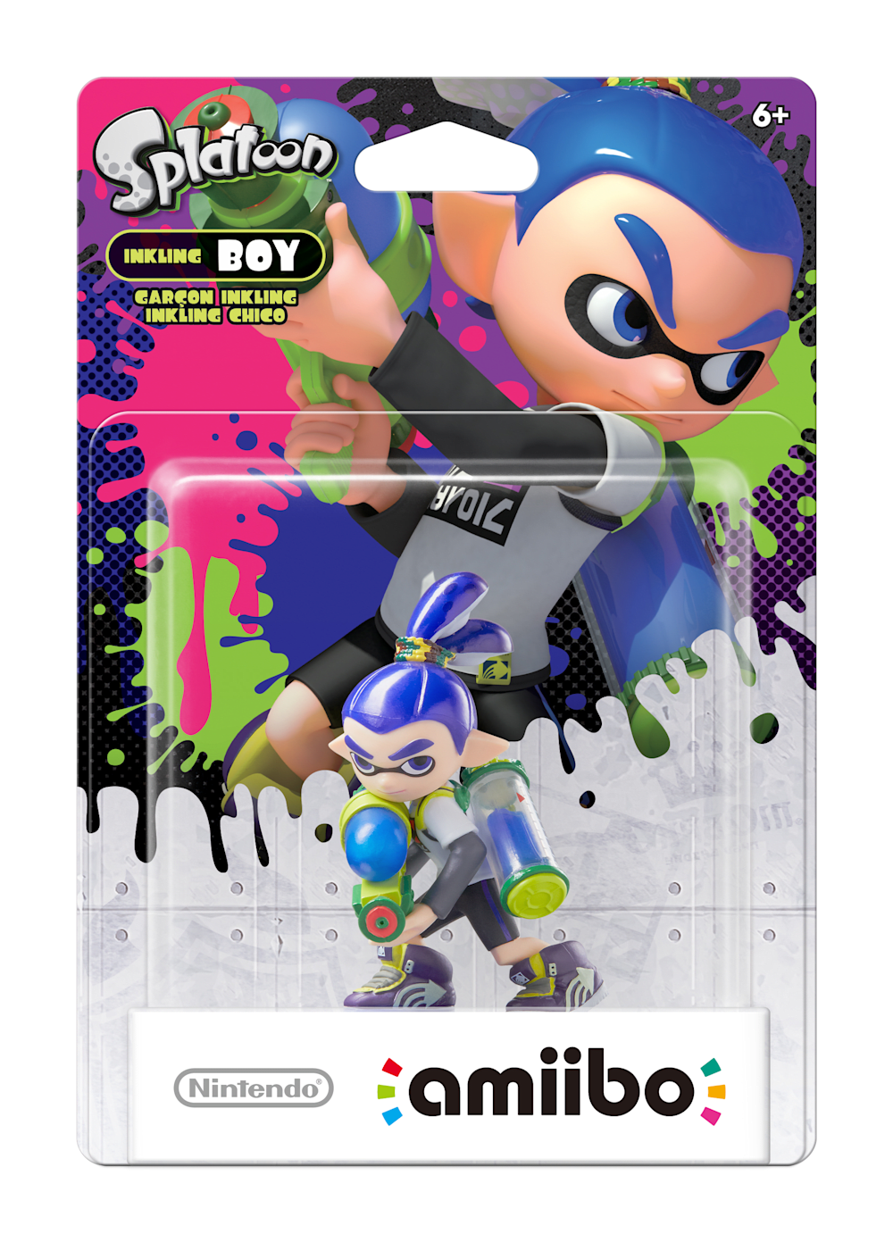 Inkling Boy packaging (Splatoon series) — AMiiPEDIA