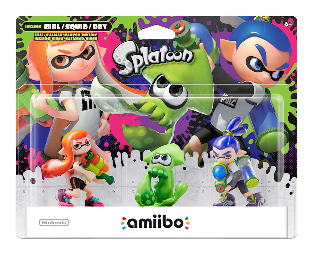 Inkling Squid packaging (Splatoon series) — AMiiPEDIA