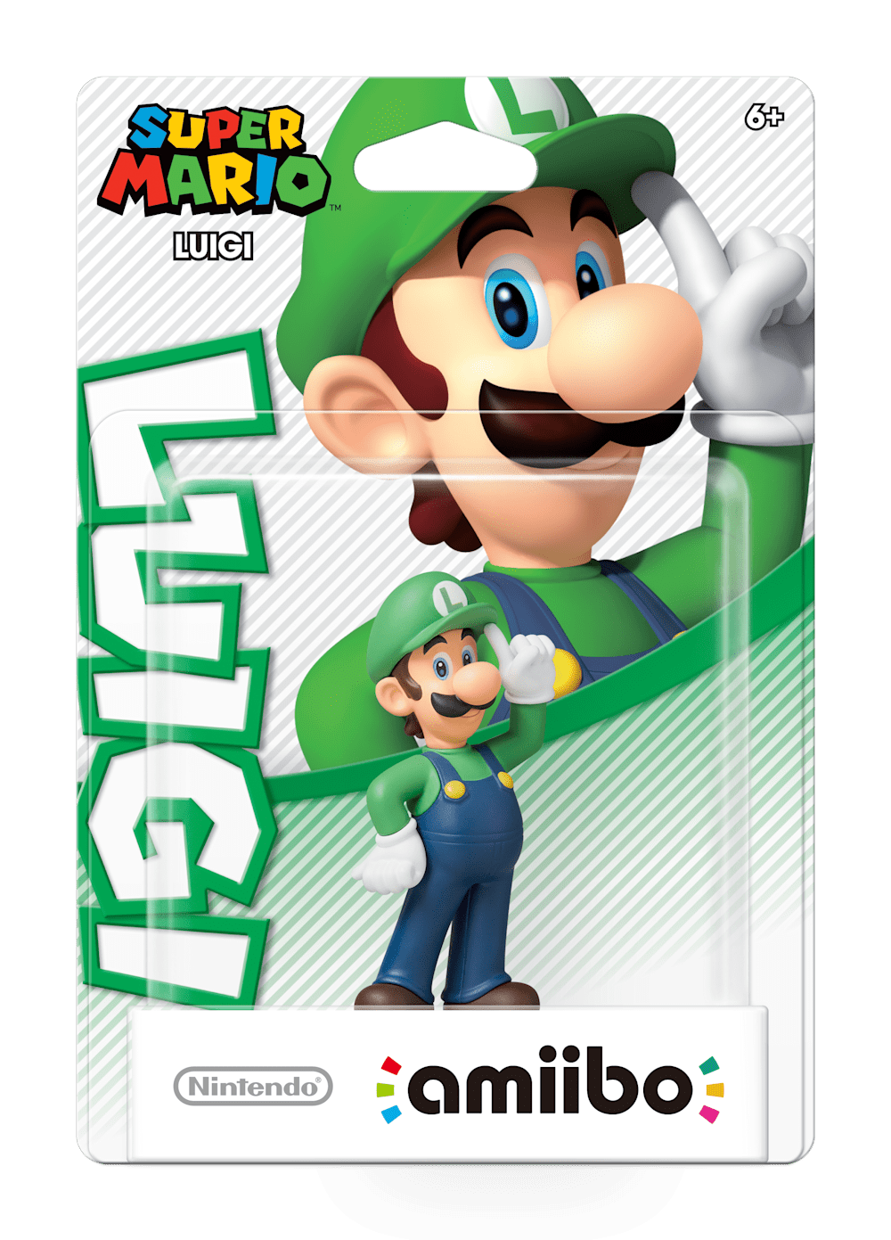 Luigi packaging (Super Mario series) — AMiiPEDIA