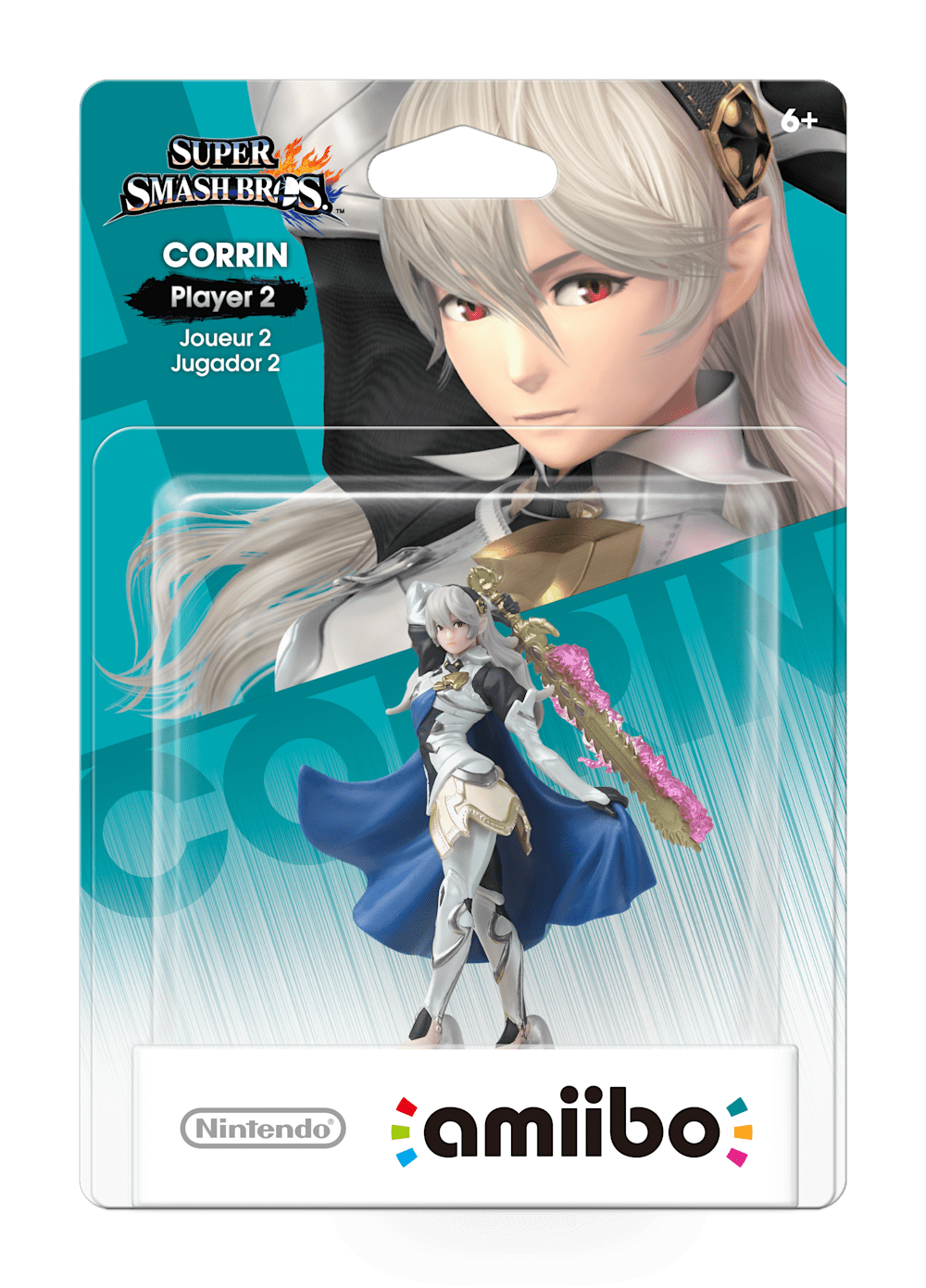 Corrin - Player 2 packaging (Super Smash Bros series) — AMiiPEDIA