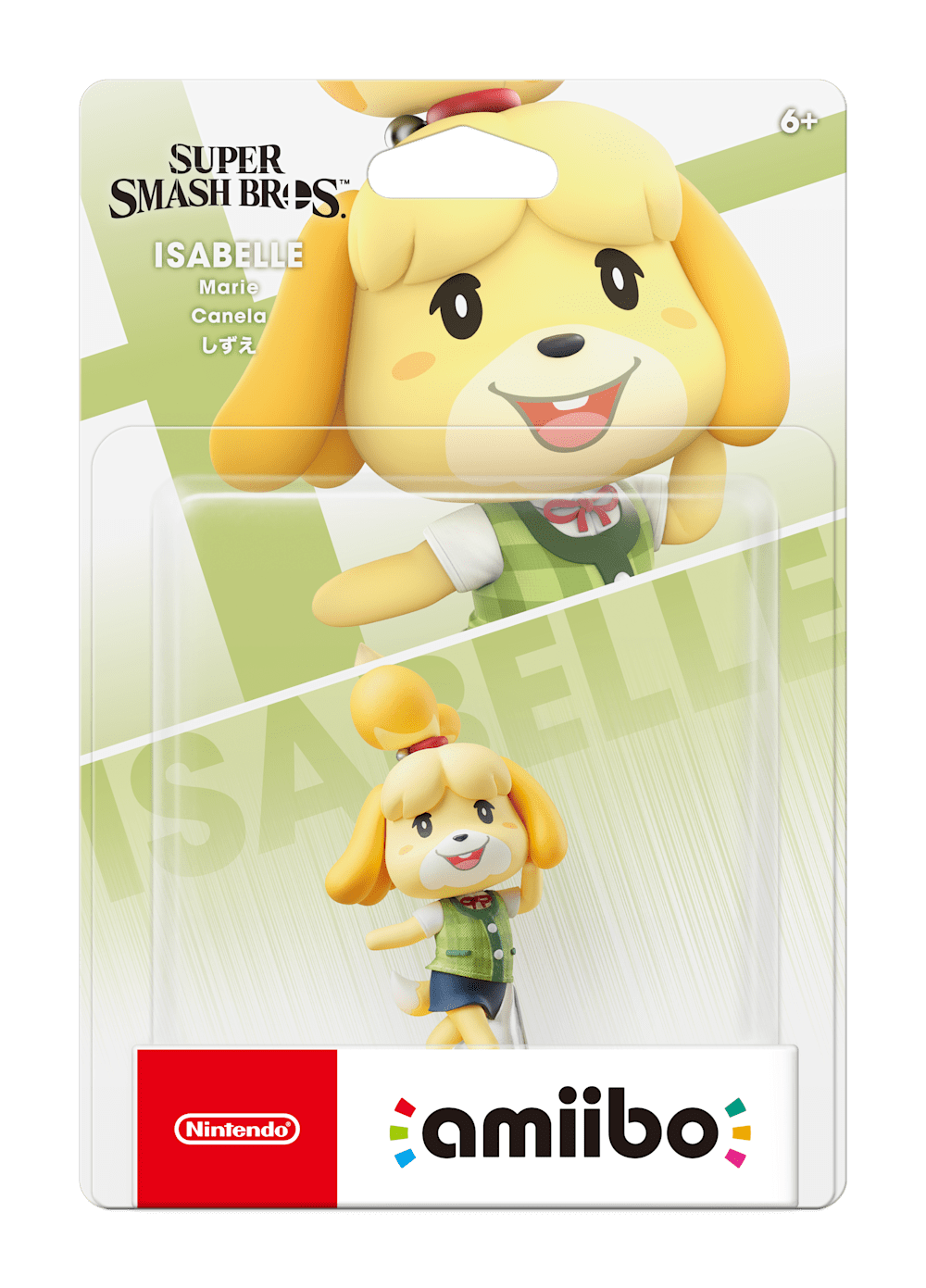 Isabelle packaging (Super Smash Bros series) — AMiiPEDIA