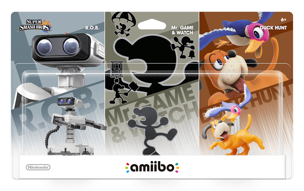Mr. Game & Watch packaging (Super Smash Bros series) — AMiiPEDIA