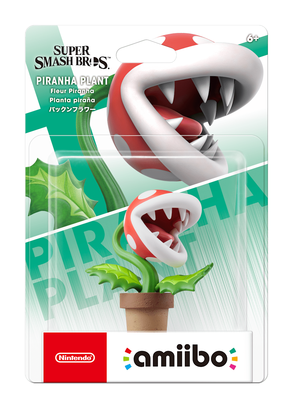 Piranha Plant packaging (Super Smash Bros series) — AMiiPEDIA