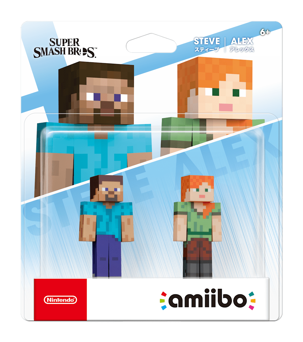 Steve packaging (Super Smash Bros series) — AMiiPEDIA