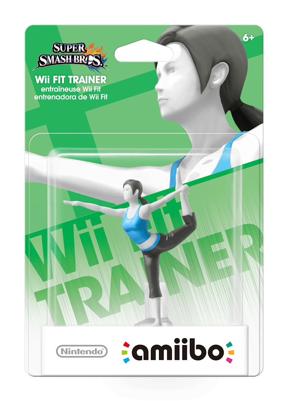 Wii Fit Trainer packaging (Super Smash Bros series) — AMiiPEDIA